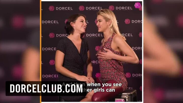 DORCEL INTERVIEW - Adriana Chechik and Cherry Kiss