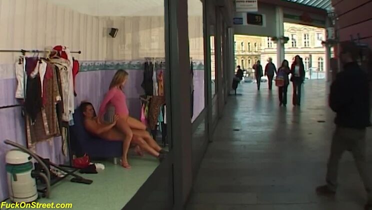 public anal at the shopping mall