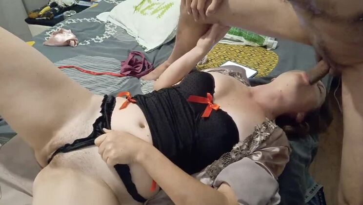 Amoul Solo (Rush) - French Slut DOGGY Fuck,  POV, Satin Lingerie, Nightie