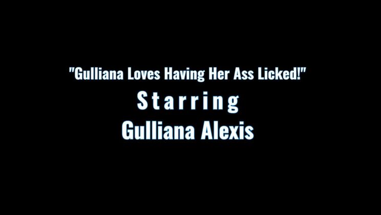 Big Booty Latin Gulliana Alexis Gets Booty Ate for All Anal!