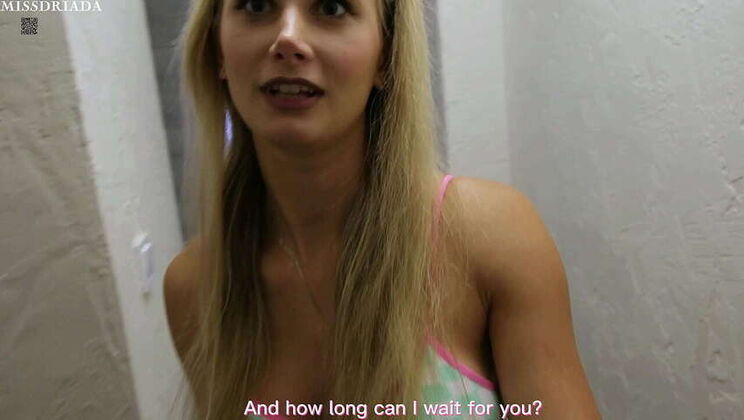 Her bed squeaks, that's why her husband doesn't bang her.