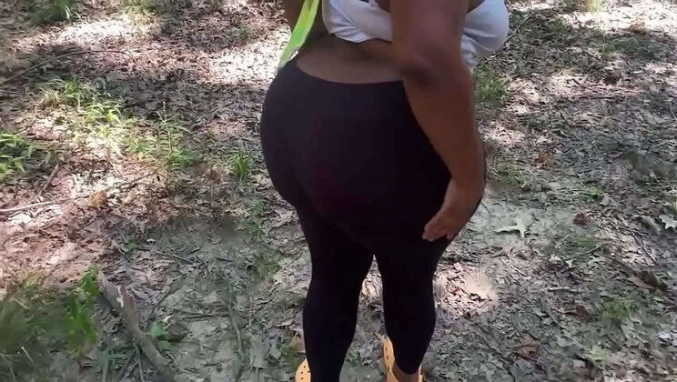 Handsome Devan Encounters a Curvy BBW in the Woods and Fucks Her Bareback