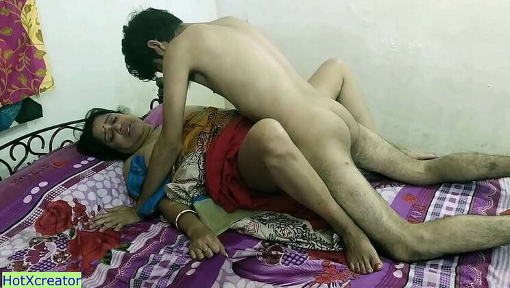 Desi Stepmother's Steamy Encounter with Her Teen Stepson!