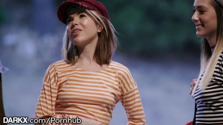 DarkX 2 Teen Tourists Thank Host by Sharing his BBC!