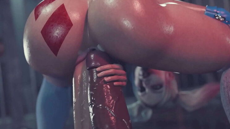 Harley Quinn's Anal Surprise with a Big Cock - Joker's Revenge 3D