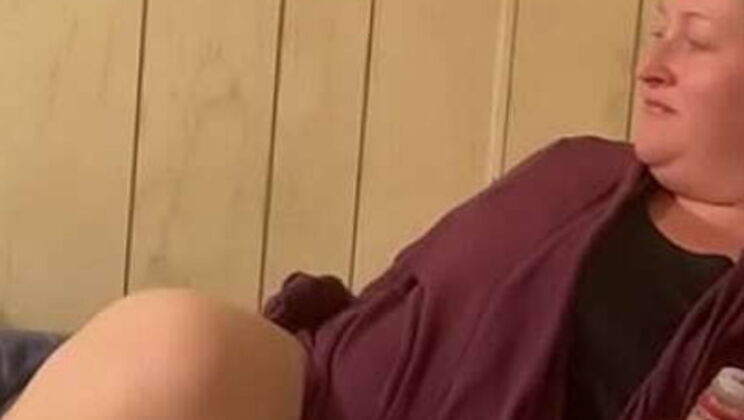 Amateur BBW PAWG Takes BBC Hard