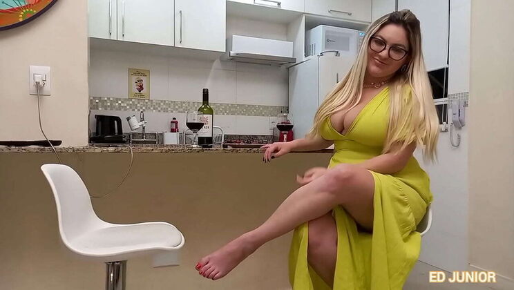 Ed Junior Fucks Blonde Brazilian Ex-Porn Star Rafaela Denardin in Rio - Big Cock POV Action