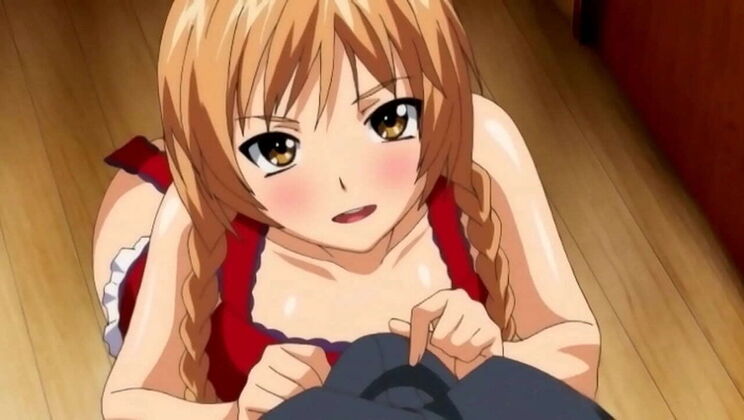 Hot Anime Maid Fucks Hard in Public - Hentai Creampie