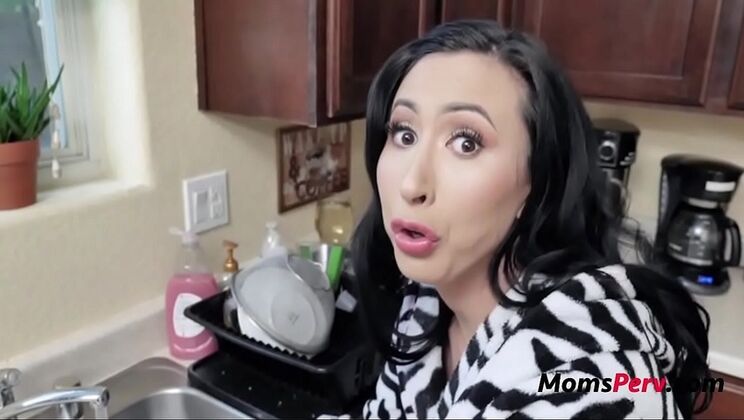 Busty StepMom Lily Lane Teaches Good Boy How to Cum Inside Her