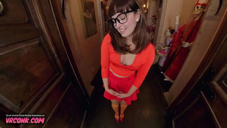 VR Conk: Naughty Velma Dinkley Fucks Hard in Scooby-Doo Parody VR Porn