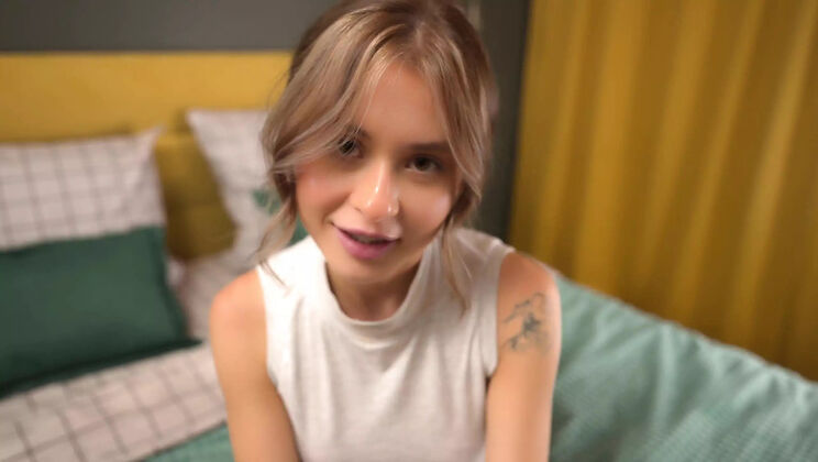 Slutty Stepsister Surprises with Tight Pussy and Big Cock - POV Fuck