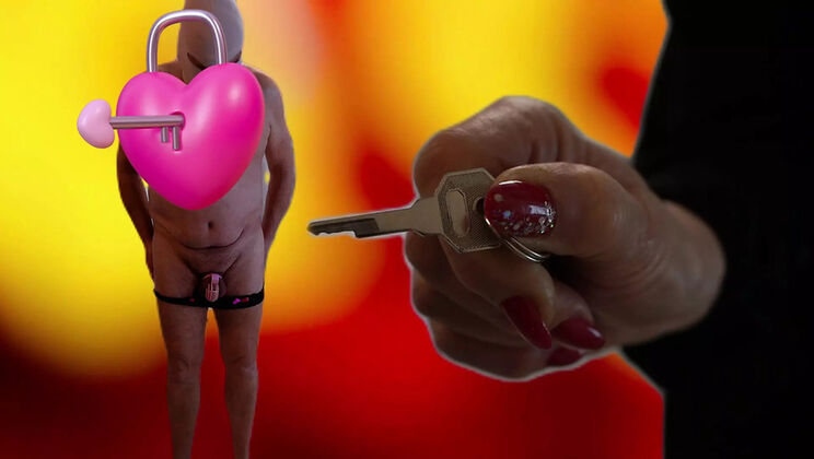 My Hubby Locked in Chastity Cage Goes Wild - Kmarcouple Dirty Talk Femdom Cuckold