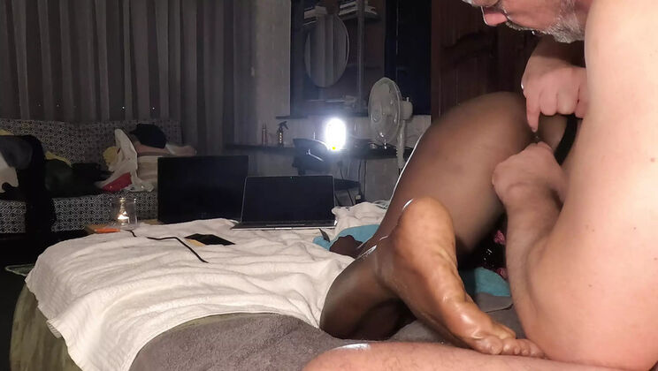 Sexy Black MILF with Perfect Ass Gets Ass Eaten and Fingered in 4K