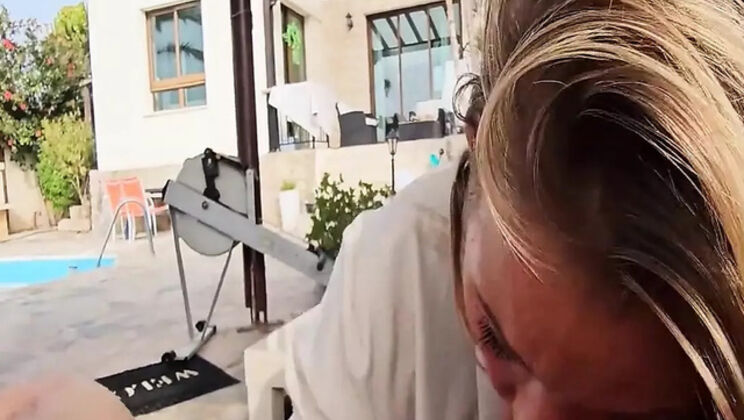 Blonde MILF Candy Samira Fucks Stranger on Beach in HD POV