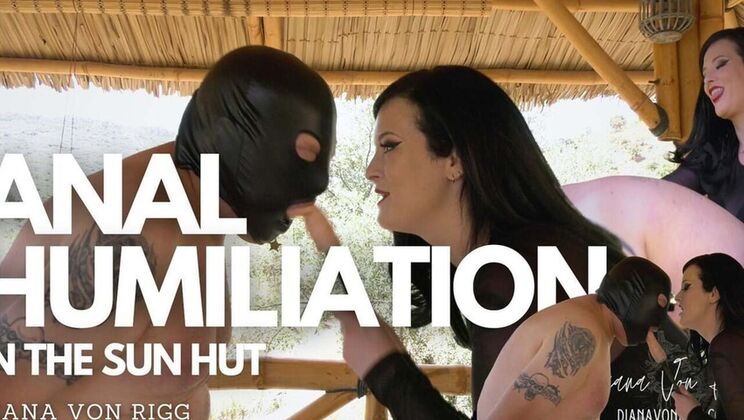 Femdom Strapon Pegging - Diana Von Rigg Humiliates Slave with Dick on a Stick