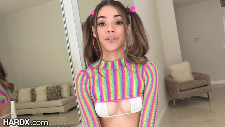 HardX - 95 Pound Spinner Harmony Wonder Gapes From Anal