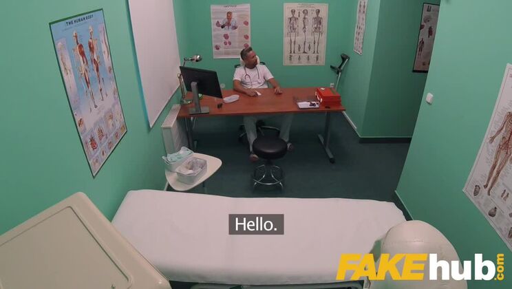 Fake Hospital Fast fucking gives blonde big tits Brit multiple orgasms