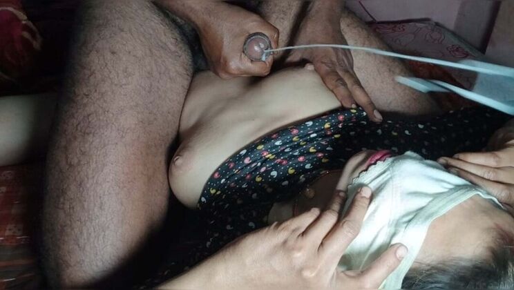 Desi Bhabhi Gets Creamy Blowjob - Brother-in-Law Cums in Her Mouth