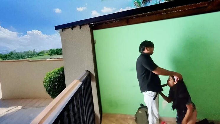 Desi Indian School Girl Fucked Hard on Terrace - Hot 18yo in Uniform