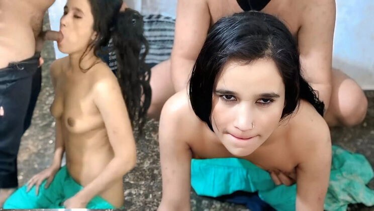Cute Indian Step Sister Gets Hard Doggy Style Fuck From Behind - Tight Pussy Rough Sex