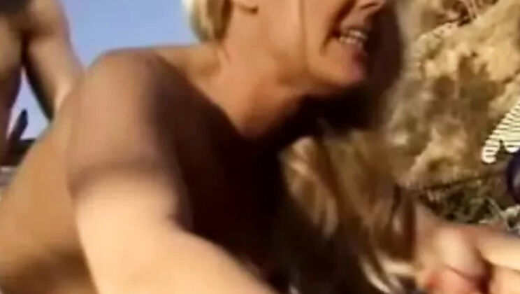 Blonde Wife in White Panties Gets Fucked by Hubby's Friend - Dave Cummings