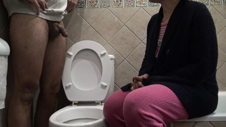 Stepmom Susan Watches Step Son Pee in Taboo CFNM Pissing Fetish 4K