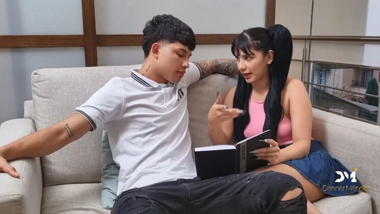 Hot Latina Teen Loses Virginity to Big Cock - Danner Mendez & Min Galilea