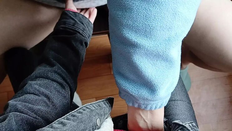 Hot Lesbian Couple Mutual Masturbation - Homemade POV Orgasm