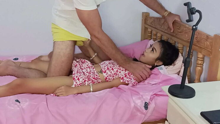 Cute Asian Virgin AshiaHo Sucks Banana Like An Angel - Petite Brunette Blowjob