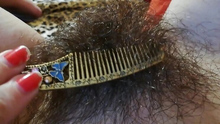 Cutieblonde Hairy Pussy Close Up - Big Clit & Wet Bush Fetish