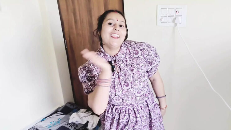 Indian Stepmom PujaPrem Fucks Step Son Hard - Cum Inside Pink Pussy