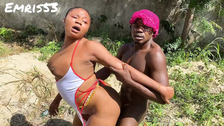 Wild Outdoor Fuck with Emris53 - Big Ass Asian Takes BBC Rough