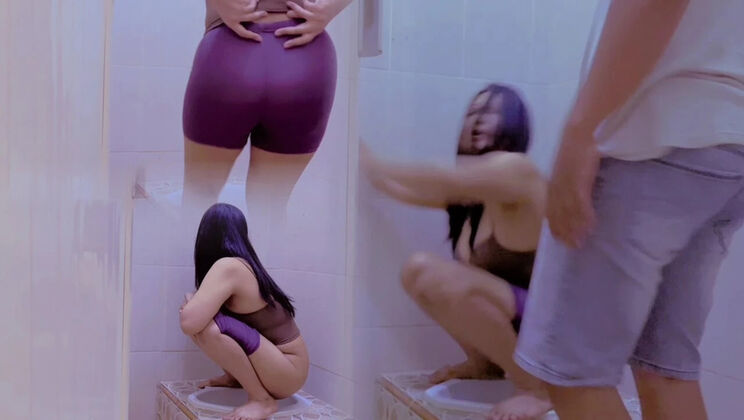 Stepsister Takes a Naughty Nap in Bathroom - Big Natural Tits Teen Fucked Hard