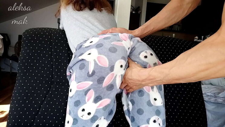 Step Brother Punishes Step Sister's Big Ass with Hard Spanking - Japanese Amateur Fuck