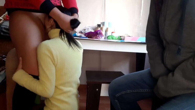 Truth or Dare Turns into Hot Lesbian Sex - Pussy Licking & Real Orgasms