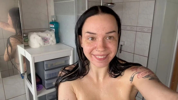 18 Year Old German Teen CassySweet First Time Sex - Tattooed & Pierced Cutie in 4K HD