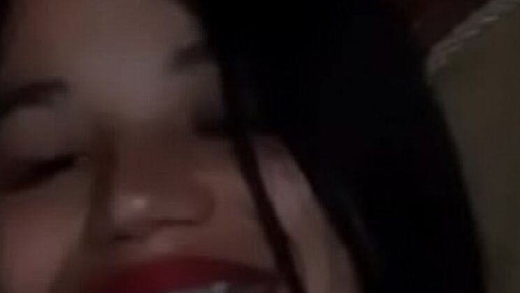 Petite Latina Teen Blows and Takes Creampie - Amateur Sex Tape