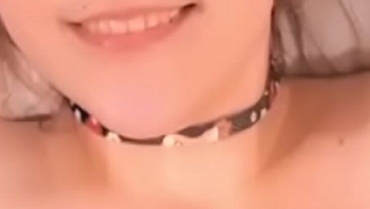 Hot Teen Lana Evans Gets Huge Cumshot on Face - Snapchat POV Handjob