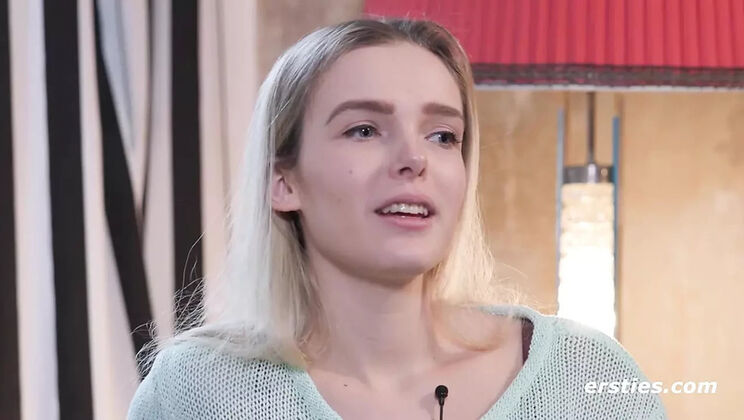 German Amateur Sandy S Solo Masturbation with Dildo and Pierced Nipples HD