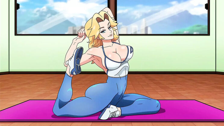Blonde MILF Sue Sucks Big Cock in Uncensored Marvel Yoga Hentai