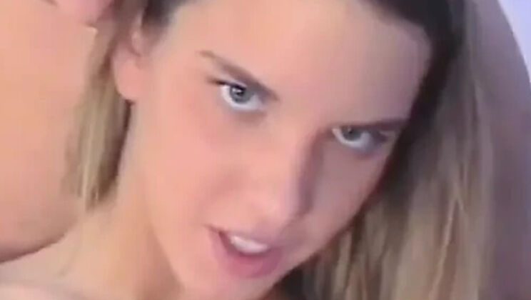 19-Year-Old Blonde Teen with Giant Cock Fucks Hardcore