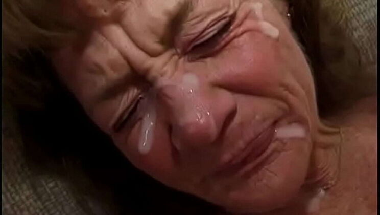 Crazy Old Hag Gangbang - Hardcore Granny Fuck with Facial Cumshot