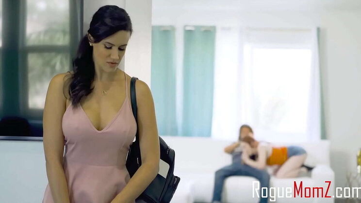 Stepmom Threesome with Stepdaughter and Boyfriend - Penny Barber, Aria Carson, Jay Romero