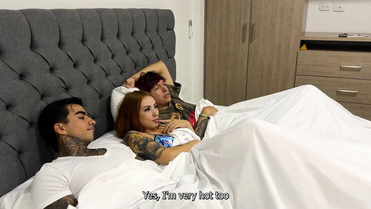 Stepbrother's Girlfriend Cheats With Me - Horny Redhead Gets Filled With Cum