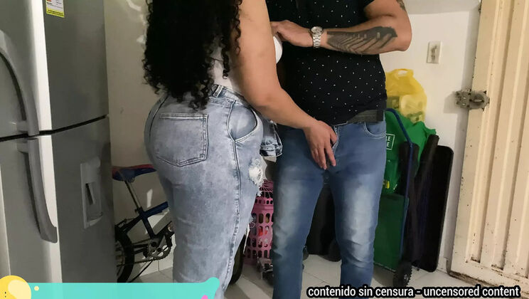 Curly Hot Wife Blows Stranger For Money - Homemade PAWG Rough Sex Stairs Fuck