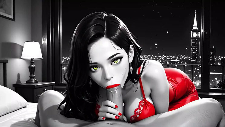 Red Dress MILF Gets Fucked Hard in Alley - AI Generated Sex