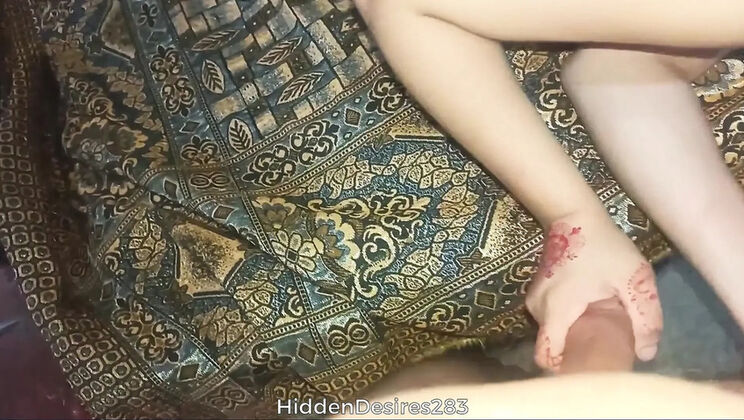 Desi Step Sister Gets Huge Cock and So Much Cum in Pink Pussy