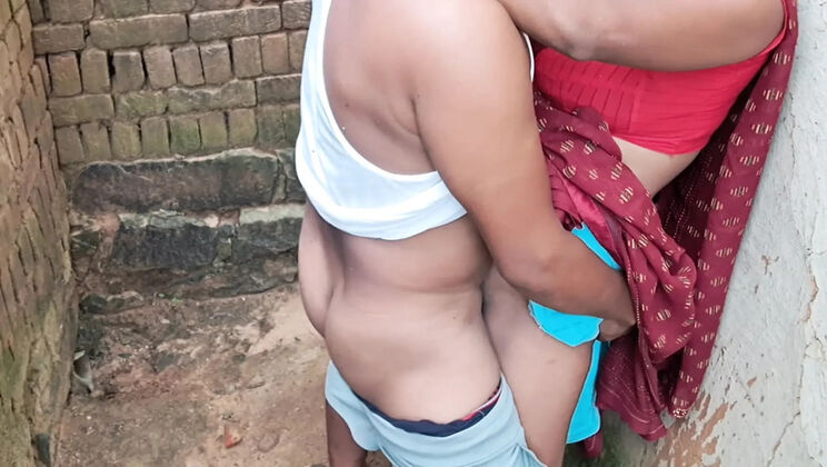 Village Bhabhi Outdoor Hardcore Fuck with Trilokinath - Horny Indian Wife Boobs Sucking and Deep Cock Pleasure