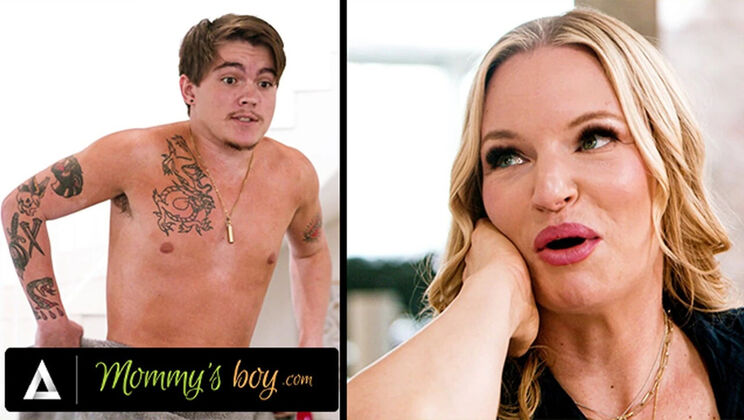 MILF Rachael Cavalli Obsessed with Stepson's Dick After Towel Drop