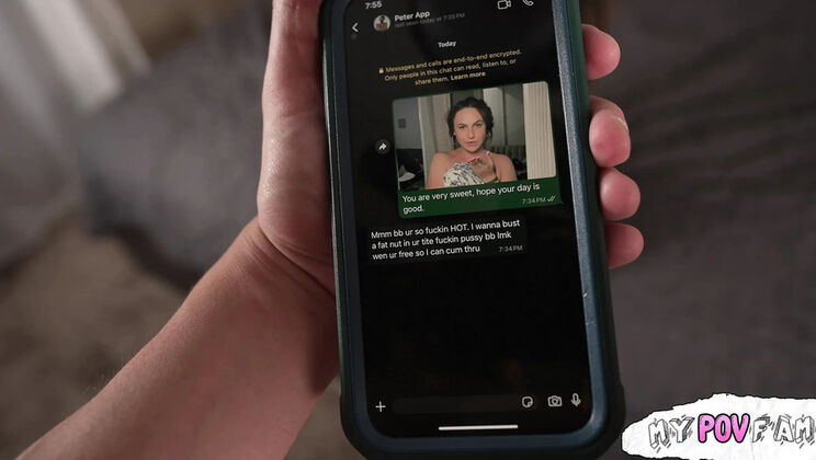 Foreign Stepmom Gets Massive Facial Cumshot From Stepson